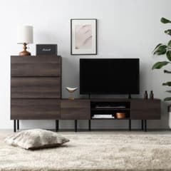 RASIK様商品 テレビボード120幅 + チェスト3段 セット 色 ブラウン RASIK様商品 テレビボード120幅 + チェスト3段 セット 色 ブラウン