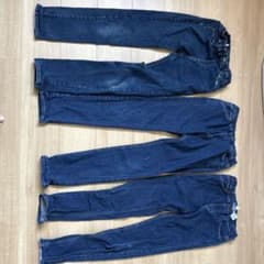 ナミコ様専用　branshes ダークデニム 長ズボン 160のサムネイル