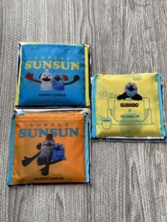 パペットスンスン スシロー コラボ限定 エコバッグ 3種コンプセットのサムネイル