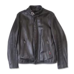 希少☆【Schott】147/7170 シングルライダースジャケット ライナー付 