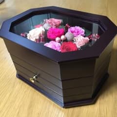 オルゴール　プリザードフラワーのサムネイル