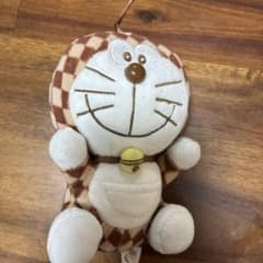 ドラえもん チェック柄ぬいぐるみ 2016年製のサムネイル