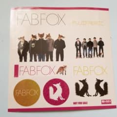 超希少！フジファブリックFAB FOX　ステッカー新品未使用のサムネイル