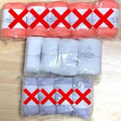 NEWコットンベイビー 夏用 毛糸  新品4玉 ＋残量8～9割 1玉のサムネイル