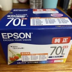 EPSON 純正インクカートリッジ IC6CL70L 6色パック - メルカリ