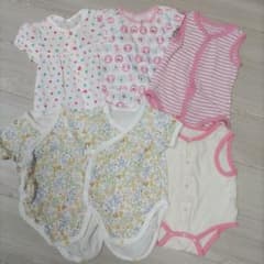 美品　ロンパース 肌着6点セットのサムネイル