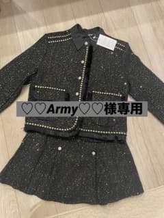 ⭐︎卒業式⭐︎フリンジツイードセットアップ(160cm)のサムネイル