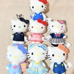 ハローキティ ぬいぐるみ キーホルダー ストラップ まとめ売り コラボ