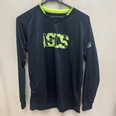 asics M ブラック/ライム 長袖シャツのサムネイル