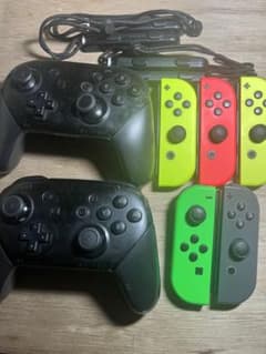 Switch ジョイコン　プロコン　ストラップ　ジャンク品のサムネイル