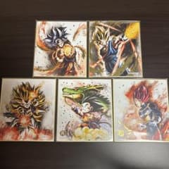 BANDAI 드래곤 볼 색종이 ART RAGING 5장 세트