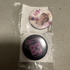 福岡ソフトバンクホークス 周東佑京選手 缶バッジ 若鷹ガチャ ピンク