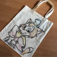 布描きクレヨンで描いた、ギデオンのバックのサムネイル
