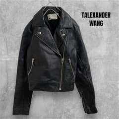 alexander wang アレキサンダーワン　ライダースジャケット　0 黒色 alexander wang アレキサンダーワン ライダースジャケット 0 黒色