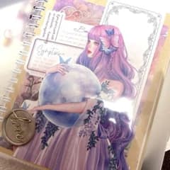 おすそ分け帳☆コラージュ☆シール【OM005】☆女の子ファンシーうさぎのサムネイル