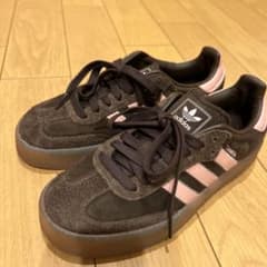adidas SAMBA スニーカー ブラウン ピンク 22.5cmのサムネイル