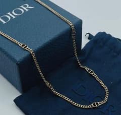 最終値下げDior CD Iconチェーンリンク ネックレスゴールドディオールのサムネイル