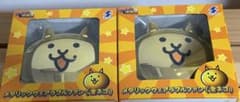 【2個セット】にゃんこ大戦争 メタリックウェアラブルファン 金ネコのサムネイル