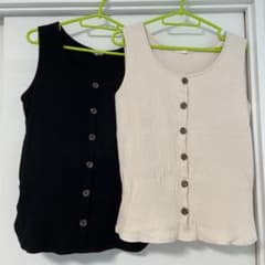 GU リブ タンクトップ 2枚セットのサムネイル