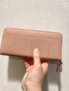 長財布 本革 桜色　収納　便利　ボックス型 メンズ レディース 大容量 ピンクのサムネイル