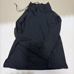 ハイネック 長袖カットソー ブラックのサムネイル