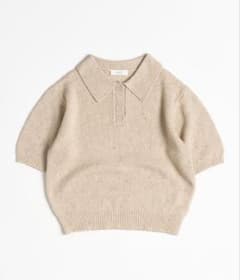 MUHET グリッターポロニット ベージュのサムネイル