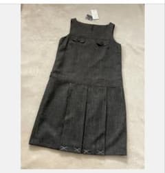 新品　ジャンパースカート ノースリーブワンピース プリーツ 事務服 Ｍのサムネイル