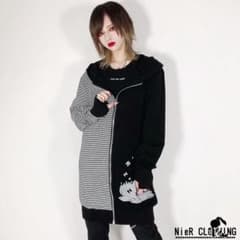 専用/NieR STRIPED ZIP OUTER 指穴付き+ アームカバーのサムネイル