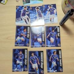 サッカー日本代表 U-23 トレーディングカード 8枚セットのサムネイル