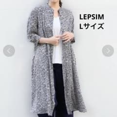 LEPSIM 花柄シャツワンピース 七分袖のサムネイル