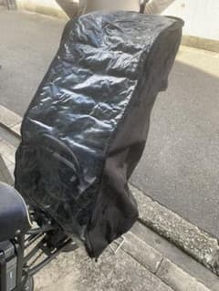 子供　自転車レインカバー前後のサムネイル