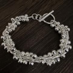 メキシカンジュエリー シルバー925 DNA ブレスレット ヴィンテージ