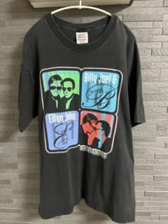 2001 ELTON JOHN×BILLY JOEL ツアーT USA生地 Lのサムネイル