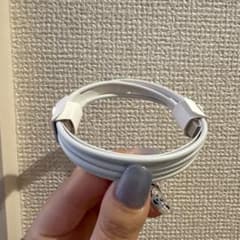 ホワイト USB-C充電ケーブルのサムネイル