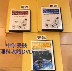 中学受験 ゼロからはじめる理科攻略DVD 12枚のサムネイル