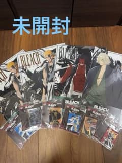 【未開封】一番くじ BLEACH G賞　クリアポスター　H賞 ステッカーセットのサムネイル