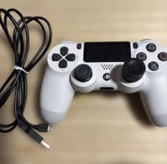 White DualShock 4 Controller, Tested and Working, for PS4