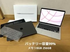 美品 MacBookAirM1 8GB 256GB シルバー バッテリ容量99% - メルカリ