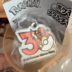 ポケモン 30周年 メタルチャームマスコット ヒトカゲ