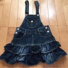 フリルデニムサロペットのサムネイル