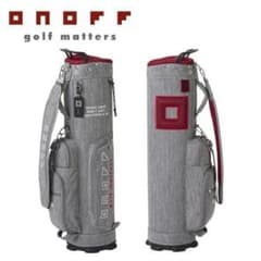 新品 ONOFF オノフ 軽量キャディバッグ OB1225 アッシュグレー 7型