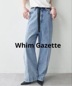 Whim Gazette☆センタープレスデニムパンツ 36 ウィムガゼット センタープレスデニムパンツ 36 - メルカリ