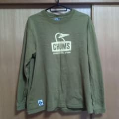 CHUMS 長袖Tシャツ カーキ Lサイズのサムネイル