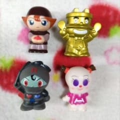 ☆used☆あつまれ アンパンマン 指人形 レア レトロ 希少 4点セット