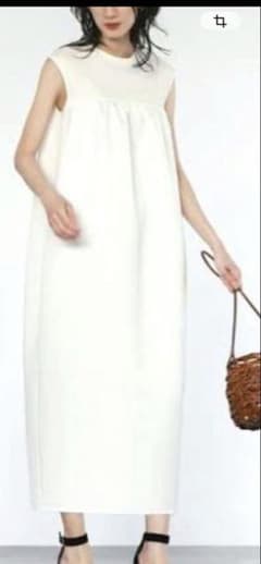 ♡美品タグ付き♡ノースリーブ ロングワンピース ホワイトのサムネイル