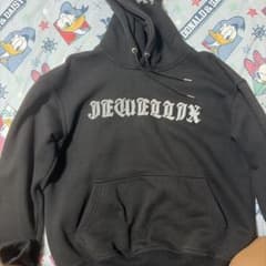 JEWELLIX プルオーバーパーカー ブラックの上だけ。のサムネイル