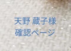 天野 蔵子様　確認ページのサムネイル