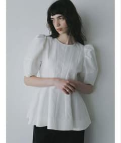 HER/ハー コットンフォルムペプラムブラウス size2 日本製 - メルカリ