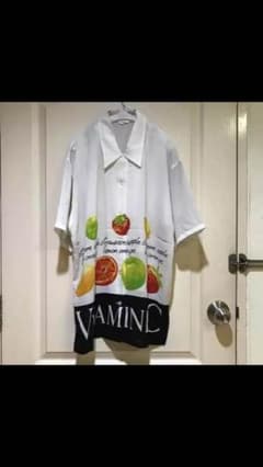 柄シャツ  半袖 フルーツ模様のサムネイル