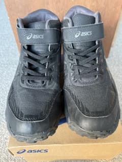 ASICS アシックス スノトレ 冬靴 24.0cm ブラックのサムネイル